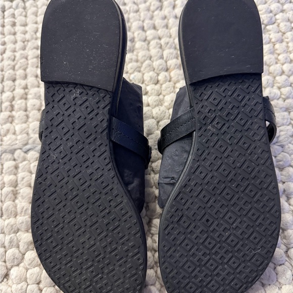 Tory Burch Miller Sandals Black Size 6 - Picture 7 of 8